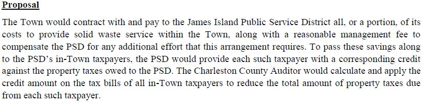 mayor bill woolsey's proposal